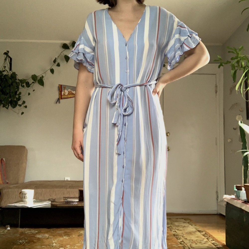 Button-down Midi Dress